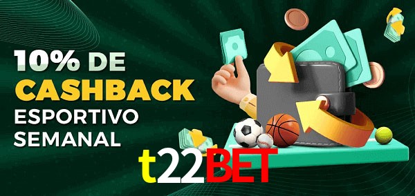 10% de bônus de cashback na t22bet